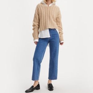 Levis ribcage straight ankle